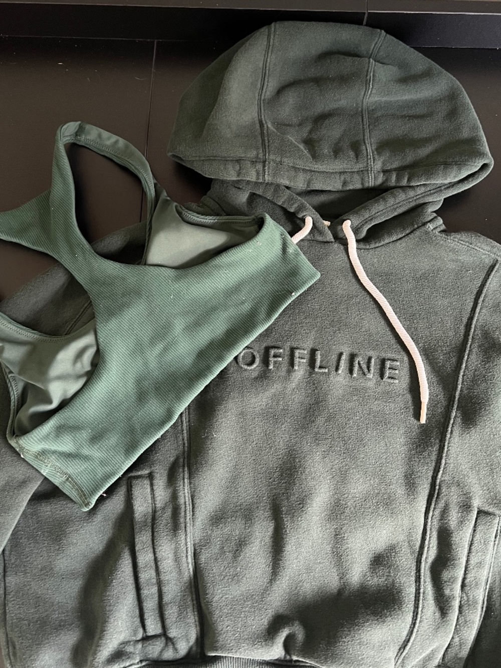 Offline by Aerie Hoodie + Sports Bra